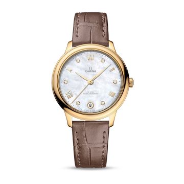 Omega De Ville Master Chronometer 34 Yellow Gold / MOP - Diamond