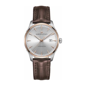 Hamilton Jazzmaster Quartz 40 Stainless Steel - Rose Gold / Silver