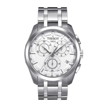 Tissot Couturier Quartz Chronograph Silver / Bracelet