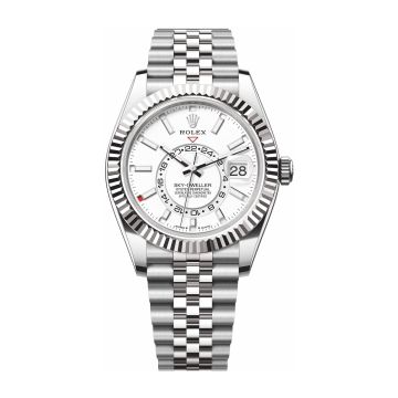 Rolex Sky-Dweller Stainless Steel - White Gold / White / Jubilee