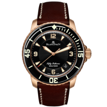 Blancpain Fifty Fathoms Automatique Red Gold / Black / Brown Barennia