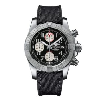 Breitling Avenger II Stainless Steel / Volcano Black / Military