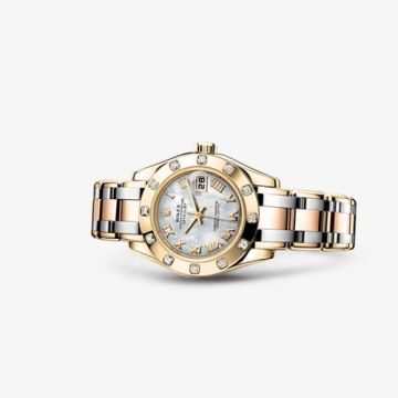 Rolex Datejust Pearlmaster 29 Tridor 12 Diamond Mother of Pearl Roman