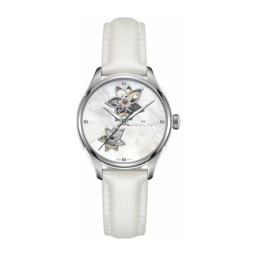 Hamilton Jazzmaster Open Heart 34 Stainless Steel / MOP