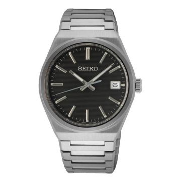 Seiko Classique Quartz Homme Noir Bracelet