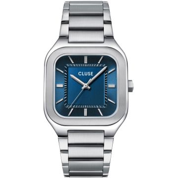 Cluse Quadrus Steel Silver / Blue