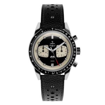 Yema Rallygraf Meca-Quartz YMHF1580-A Reverse Panda