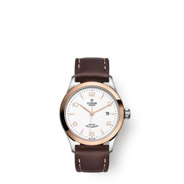 Tudor 1926 28 Stainless Steel / Rose Gold / White / Strap