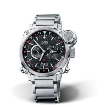 Oris BC4 Flight Timer Stainless Steel / Black / Bracelet