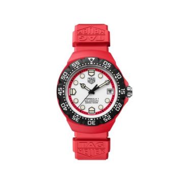 TAG Heuer Formula 1 Solargraph 38 Red Polylight / White / Rubber