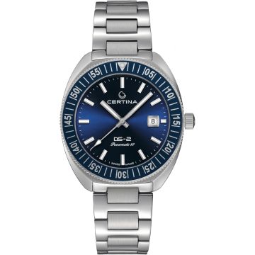 Certina DS-2 Turning Bezel Powermatic 80 Stainless Steel / Blue / Bracelet