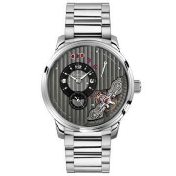 Glashütte Original PanoInverse Stainless Steel / Black / Bracelet