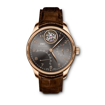 IWC Schaffhausen Portugieser Tourbillon Mystère Rétrograde Red Gold / Ardoise