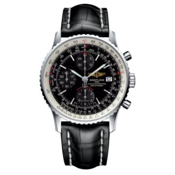 Breitling Navitimer Heritage Stainless Steel / Black / Croco