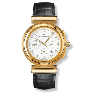 IWC Schaffhausen Da Vinci SL Chronograph MecaQuartz Yellow Gold / White