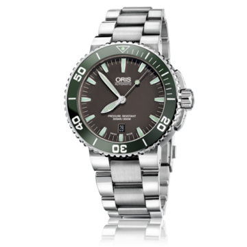 Oris Aquis Date 43 Stainless Steel / Grey / Bracelet