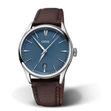 Oris Artelier Date 40 Generalstabsabgänger Edition / Blue