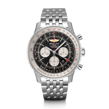 Breitling Navitimer GMT Stainless Steel / Black / Bracelet