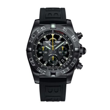 Breitling Chronomat 44 Blacksteel / Breitling Jet Team / Rubber