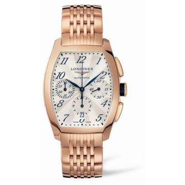 Longines Evidenza Chronograph Pink Gold Bracelet