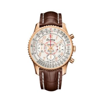 Breitling Montbrillant 01 Red Gold / Mercury Silver / Croco