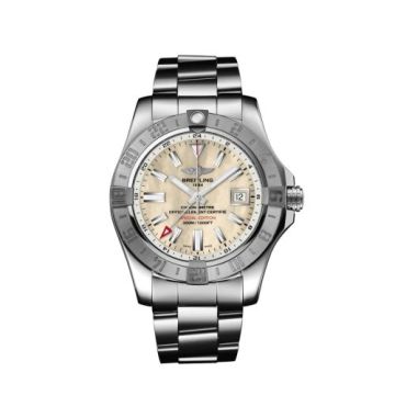 Breitling Avenger II GMT Stainless Steel / MOP / Japan Special Edition