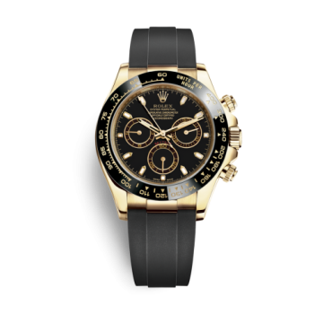 Rolex Cosmograph Daytona Yellow Gold / Cerachrom / Black / Oysterflex