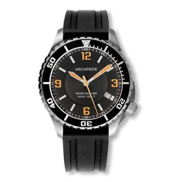 Archimede SportTaucher Stainless Steel / Black / Rubber