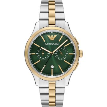 Emporio Armani Dario Chronograph Bicolour / Green