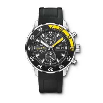 IWC Schaffhausen Aquatimer Chronograph Stainless Steel / Black / Rubber