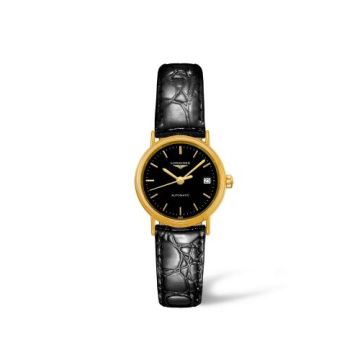 Longines Presence 25.5 Automatic PVD Gold / Black