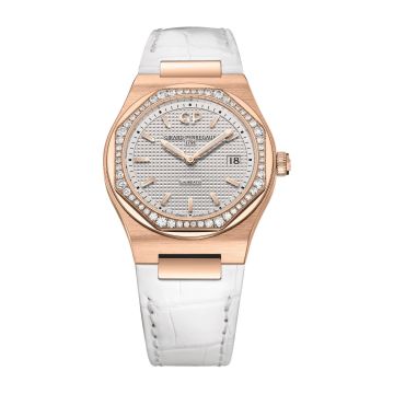 Girard-Perregaux Laureato 34 Quartz Pink Gold / Diamond / Silver / Alligator
