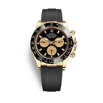 Rolex Cosmograph Daytona Yellow Gold / Cerachrom / Black / Oysterflex