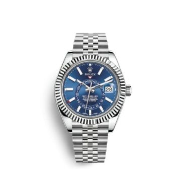 Rolex Sky-Dweller Stainless Steel / White Gold / Blue / Jubilee