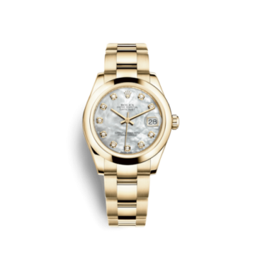 Rolex Datejust 31 Yellow Gold Domed / Oyster / MOP