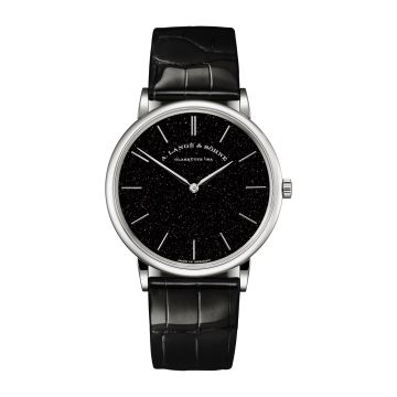 A. Lange & Söhne Saxonia Thin White Gold / Black Aventurine