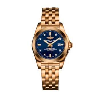Breitling Galactic 29 Rose Gold / Horizon Blue Diamond / Bracelet