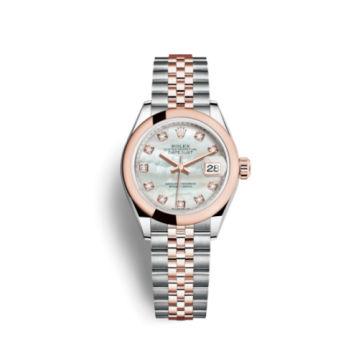 Rolex Lady-Datejust 28 Rolesor Rose Domed / Jubilee / MOP