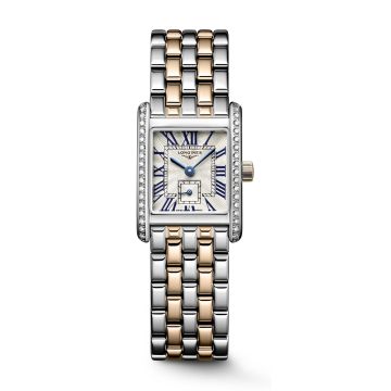 Longines Mini DolceVita 21.5 Quartz Stainless Steel - Pink Gold - Diamond / Silver / Bracelet