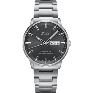 Mido Commander Chronometer Stainless Steel / Grey / Bracelet
