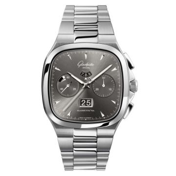 Glashütte Original Seventies Chronograph Panorama Date Ruthenium / Bracelet