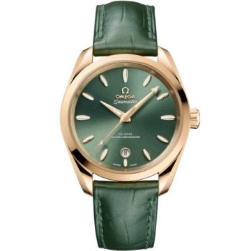 Omega Seamaster Aqua Terra 150M Shades Master Chronometer 38 Moonshine Gold / Green