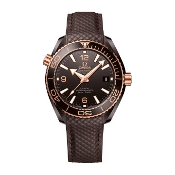 Omega Seamaster Planet Ocean 600M Co-Axial 39.5 Master Chronometer Deep Brown / Brown / Strap