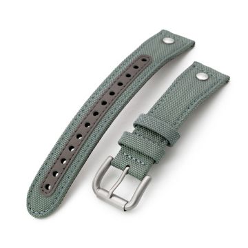 The AAF Sea Grey-637 Strap by HAVESTON Straps, 20mm or 22mm - 22mm