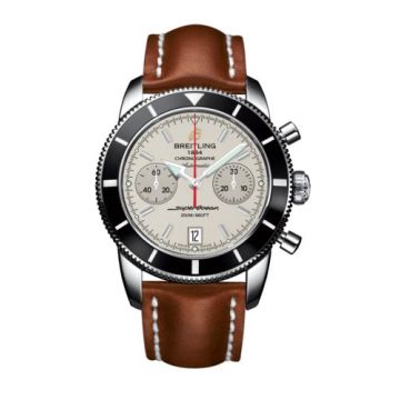 Breitling Superocean Heritage 44 Chronograph Stainless Steel / Black / Silver / Calf