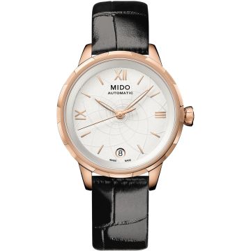 Mido Rainflower Origin Rose Gold / White