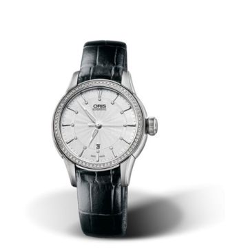 Oris Artelier Date Diamonds 31 Stainless Steel - Diamond / Silver