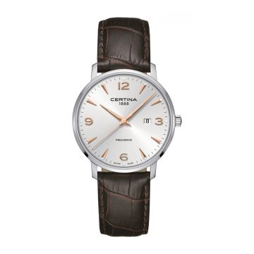 Certina DS Caimano 39 Stainless Steel / Silver / Strap