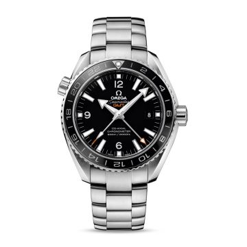 Omega Seamaster Planet Ocean 600M Co-Axial 43.5 GMT Stainless Steel / Black / Bracelet