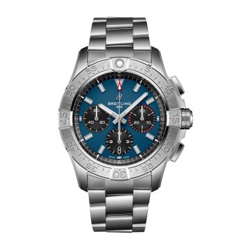 Breitling Avenger B01 Chronograph 42 Stainless Steel / Blue / Bracelet